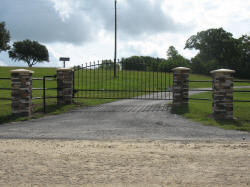 Single Arch Gates by Brenham Iron Works